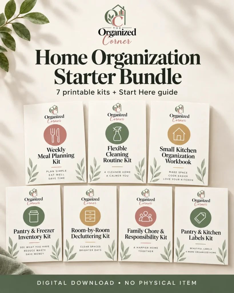home organization printable bundle