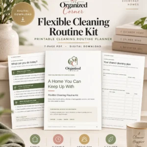 printable cleaning routine planner
