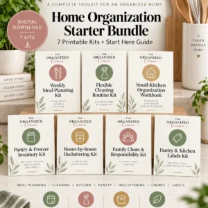 home organization printable bundle