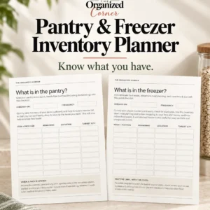 printable pantry and freezer inventory planner