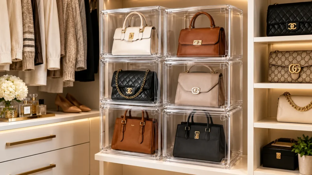 Finally See Every Bag at a Glance: Smart Handbag Storage Ideas