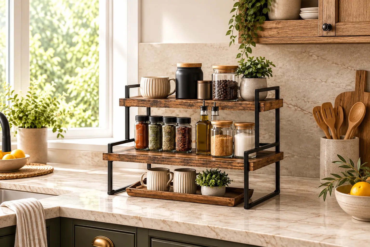 Make Space Without Making Your Kitchen Bigger: Smart Countertop Storage Ideas