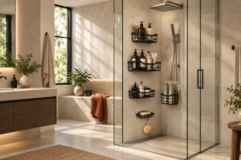 The Shower Organizer That Gives Every Bottle a Place