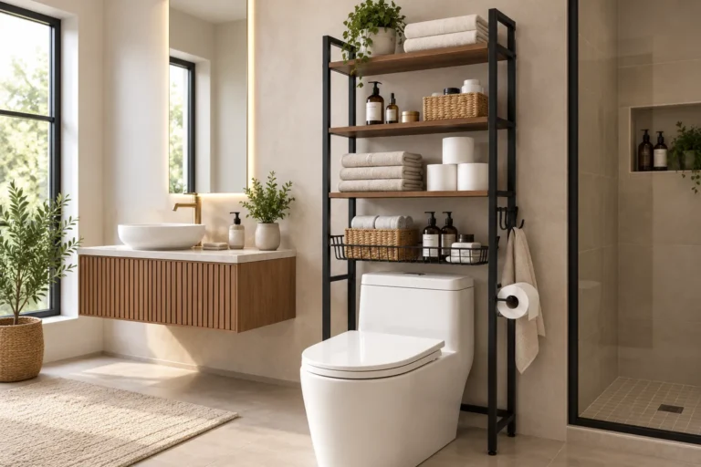Your Bathroom Has More Space Than You Think: Smart Over-the-Toilet Storage Ideas