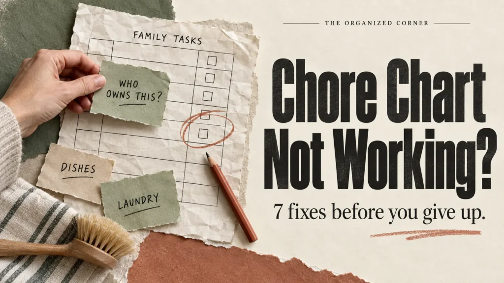 Chore chart not working with unclear family task ownership